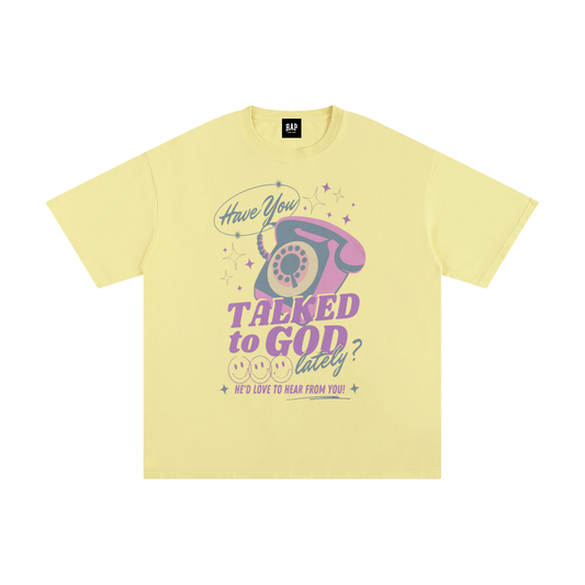 Talk To God Cotton T-Shirt - Rapper's Digest