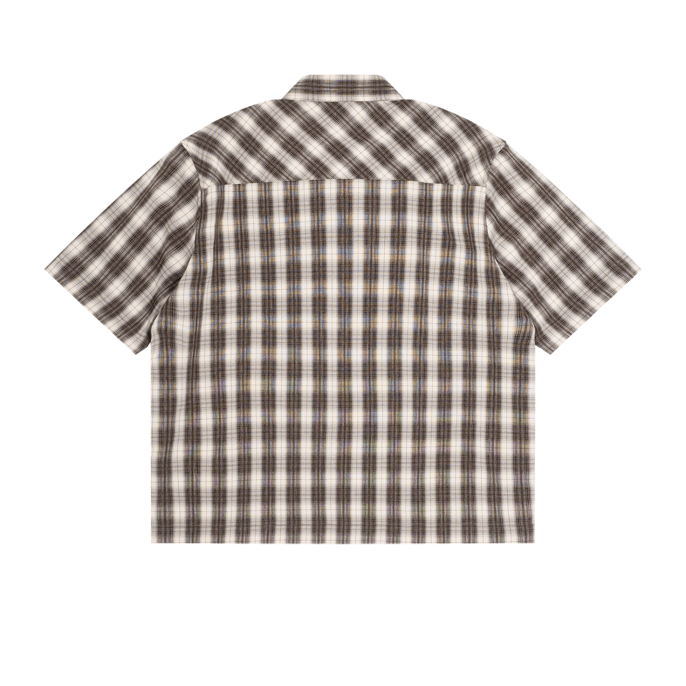 Boxy Plaid Short Sleeve Shirt