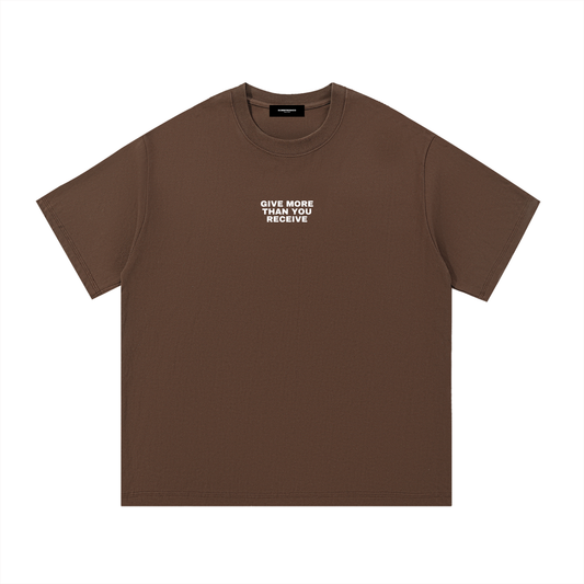 Give More Cotton T-Shirt - Rapper's Digest