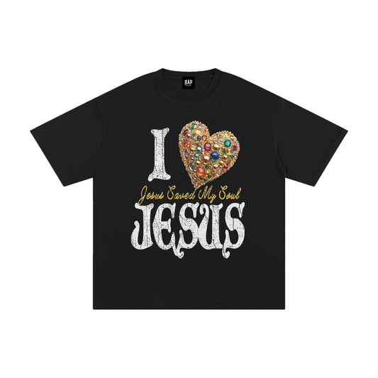 I Heart Jesus Cotton T-Shirt - Rapper's Digest