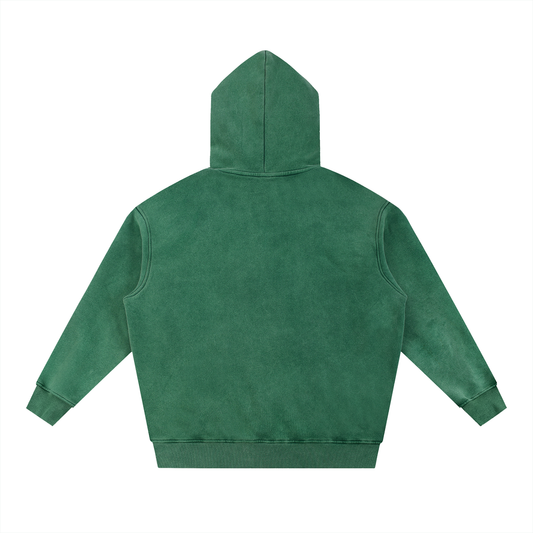 Snow Wash Fleece Oversize Hoodie - Rapper's Digest