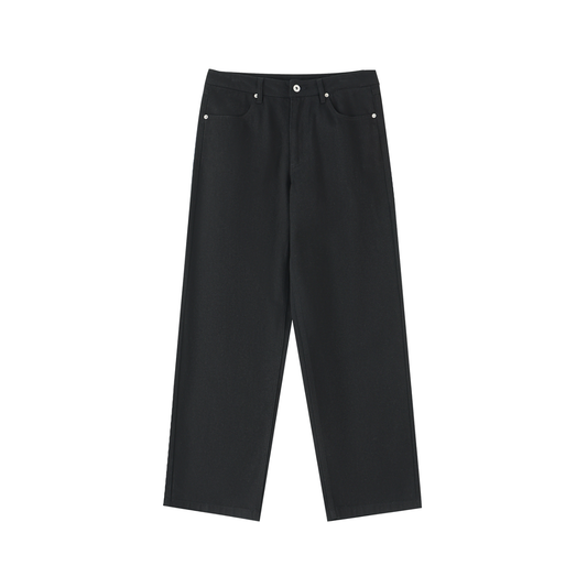 Heavyweight Cotton Straight-Leg Pants - Rapper's Digest