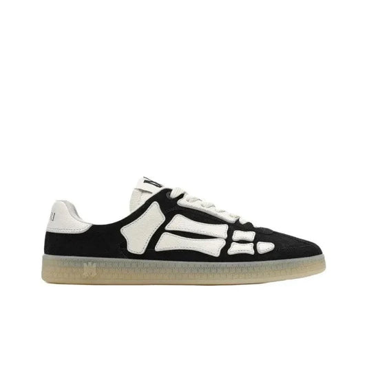 AMIRI Pacific Bones Low Top Skateboard Shoes Men's Black - Rapper's Digest