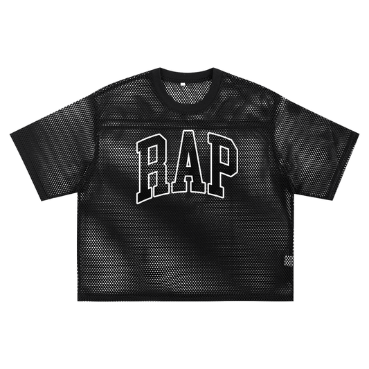 RAP Boxy Net T-shirt - Rapper's Digest