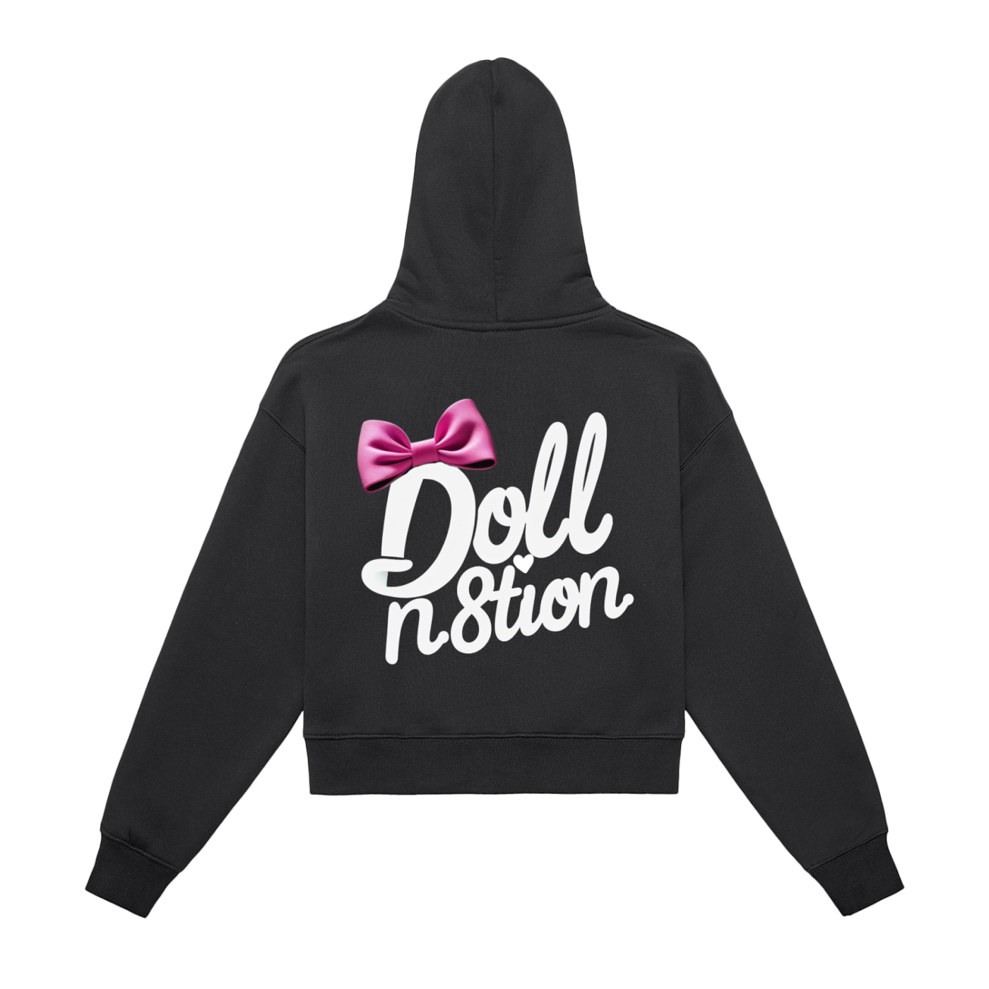 Doll Babii Fleeced Zip-Up Cropped Hoodie - Rapper's Digest