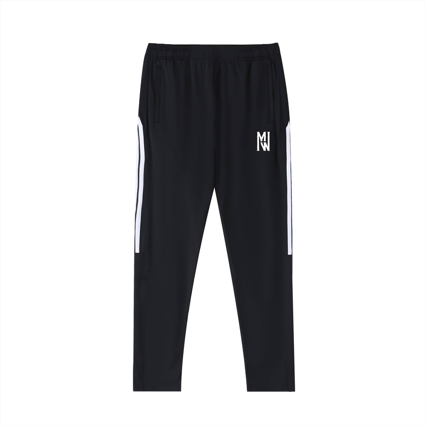Mori White Side Stripe Running Pants - Rapper's Digest