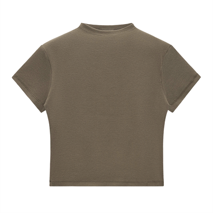 Essential Slim Fit Mock Neck T-Shirt - Rapper's Digest