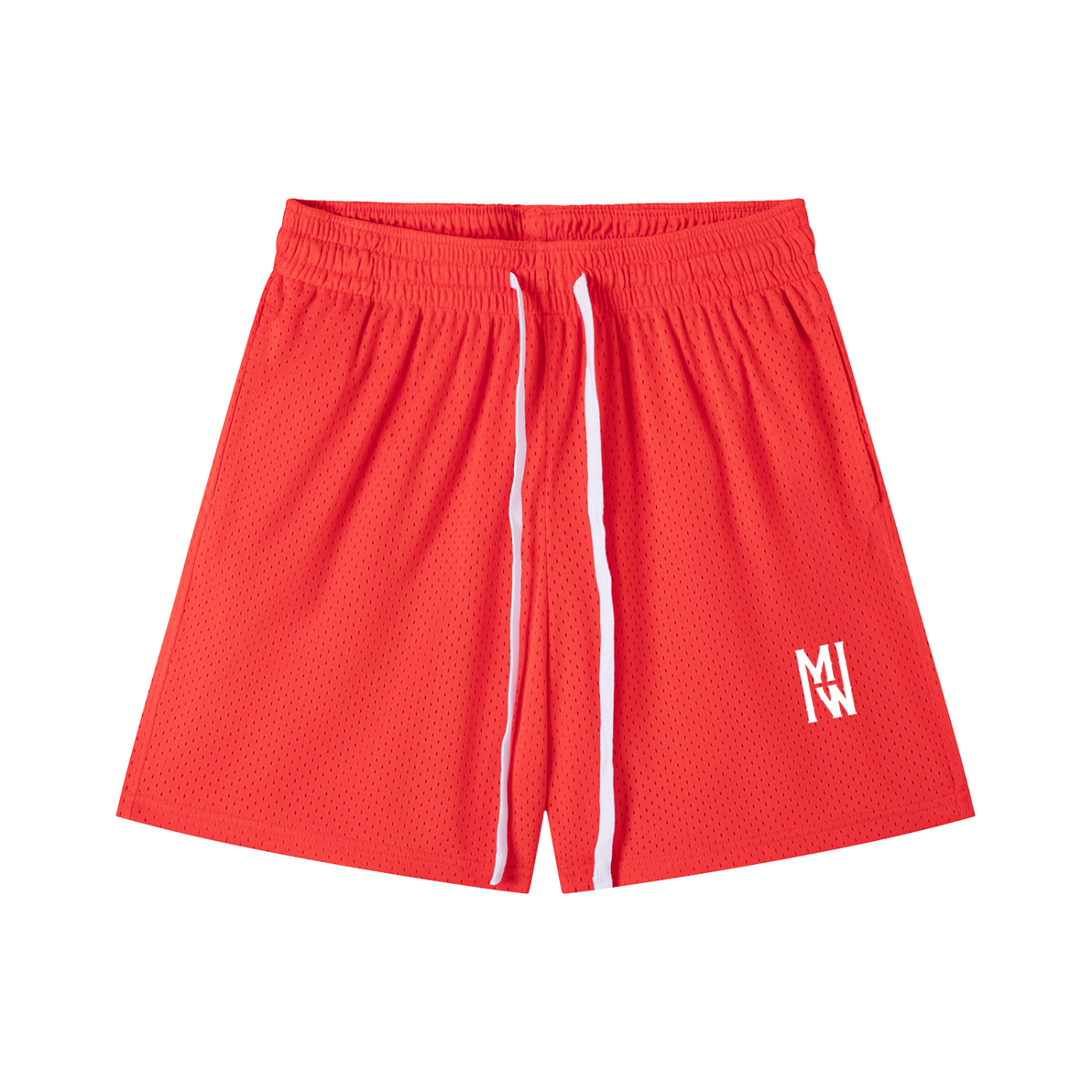 Mori White Mesh Drawstring Shorts - Rapper's Digest