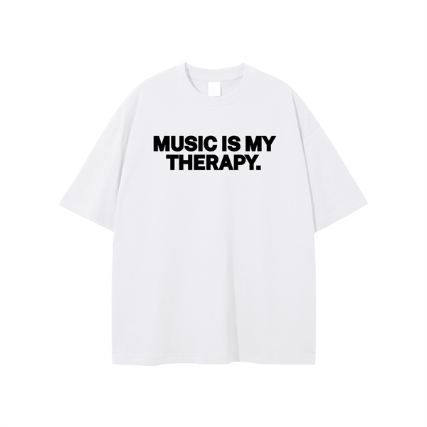 Music Is My Therapy T-shirt - Rapper's Digest