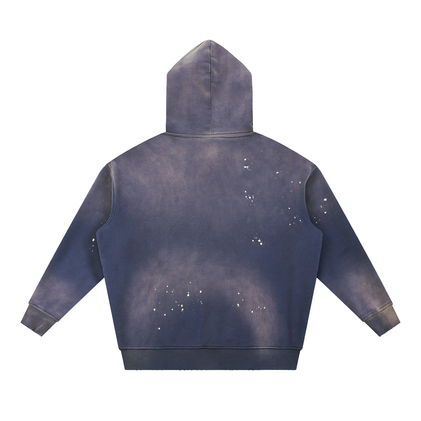 Mori White Vintage Washed Fleece Hoodie - Rapper's Digest