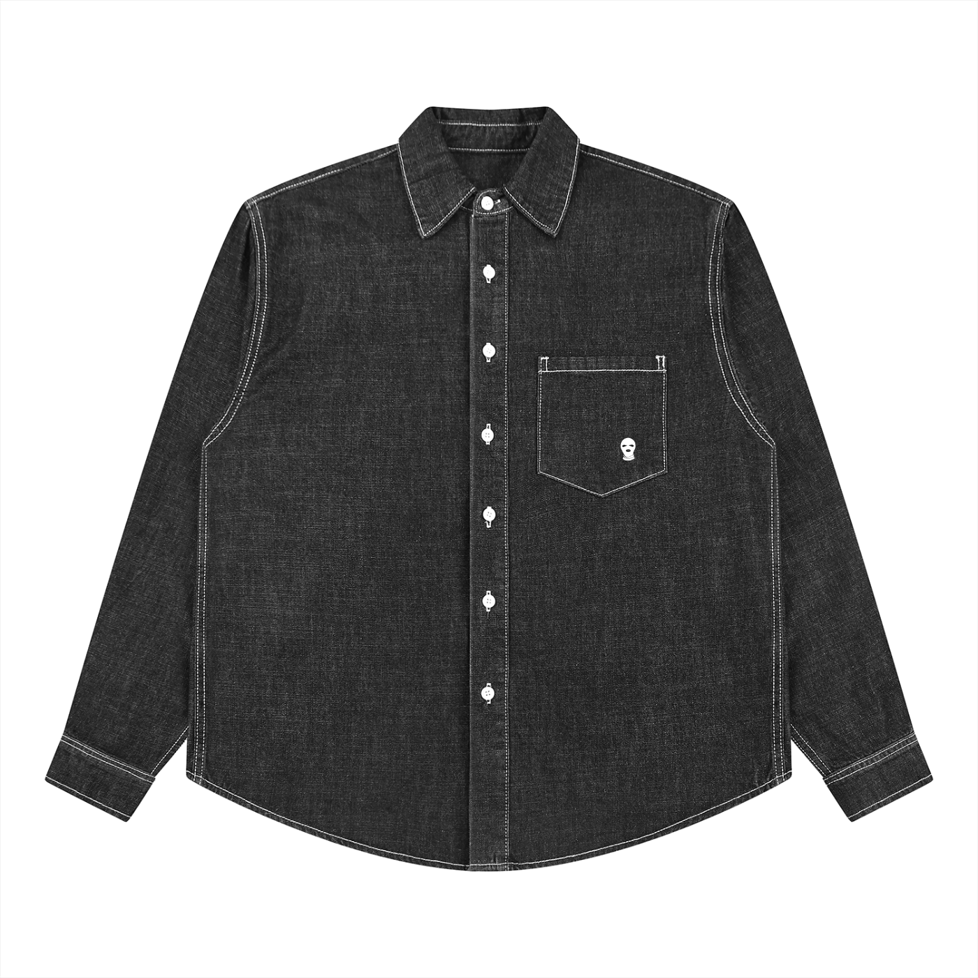 Vintage Wash Denim Shirt - Rapper's Digest