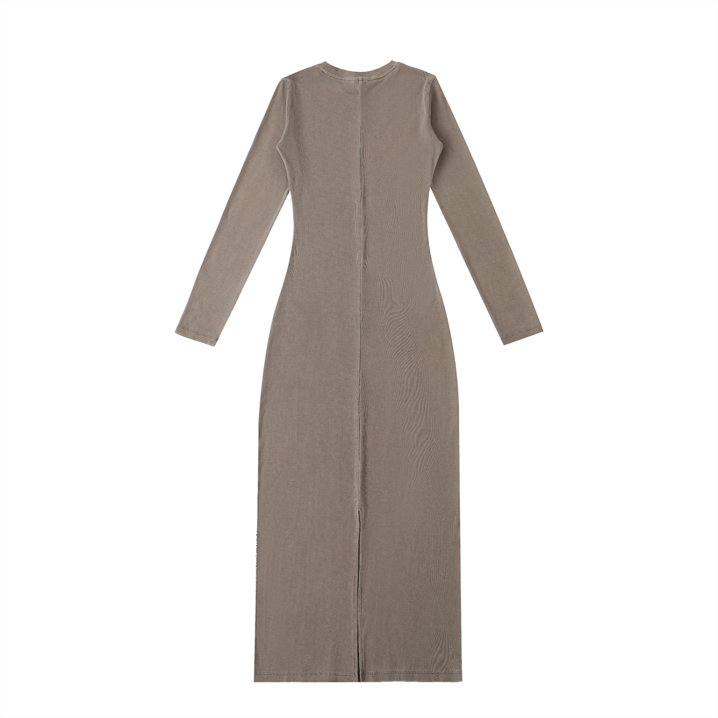 Dyed Washed Slit Maxi Dress - Rapper's Digest