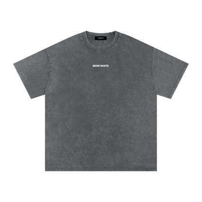 Mori White Washed Oversized Cotton T-Shirt - Rapper's Digest