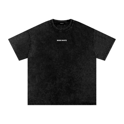 Mori White Washed Oversized Cotton T-Shirt - Rapper's Digest