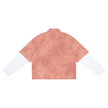 Vintage Wash Plaid Short Sleeve Shirt