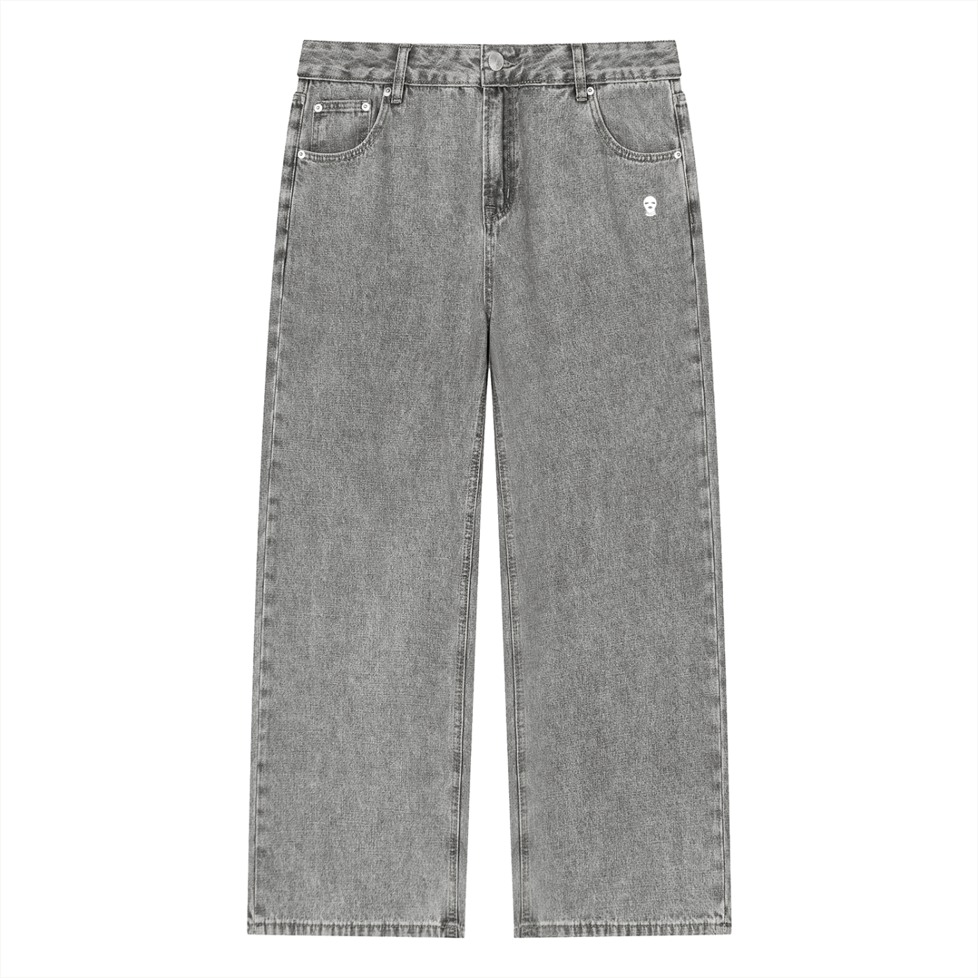 Vintage Wash Straight Leg Jeans - Rapper's Digest