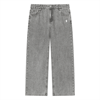 Vintage Wash Straight Leg Jeans - Rapper's Digest