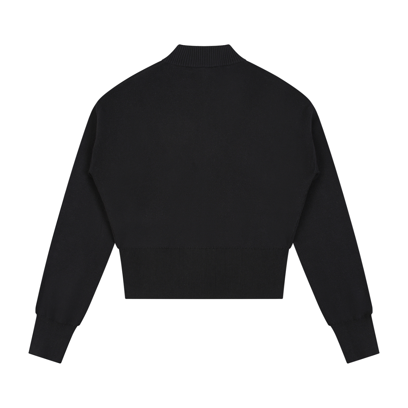 Mock Neck Zip Up Cardigan