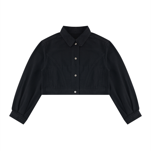 Crop Denim Jacket - Rapper's Digest