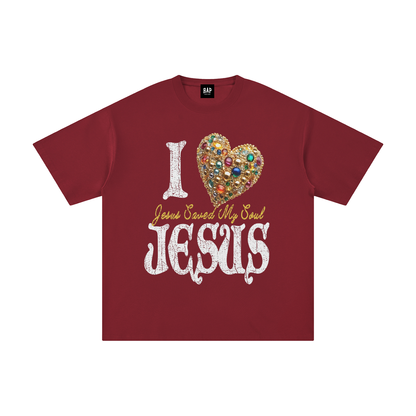 I Heart Jesus Cotton T-Shirt