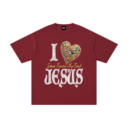 I Heart Jesus Cotton T-Shirt