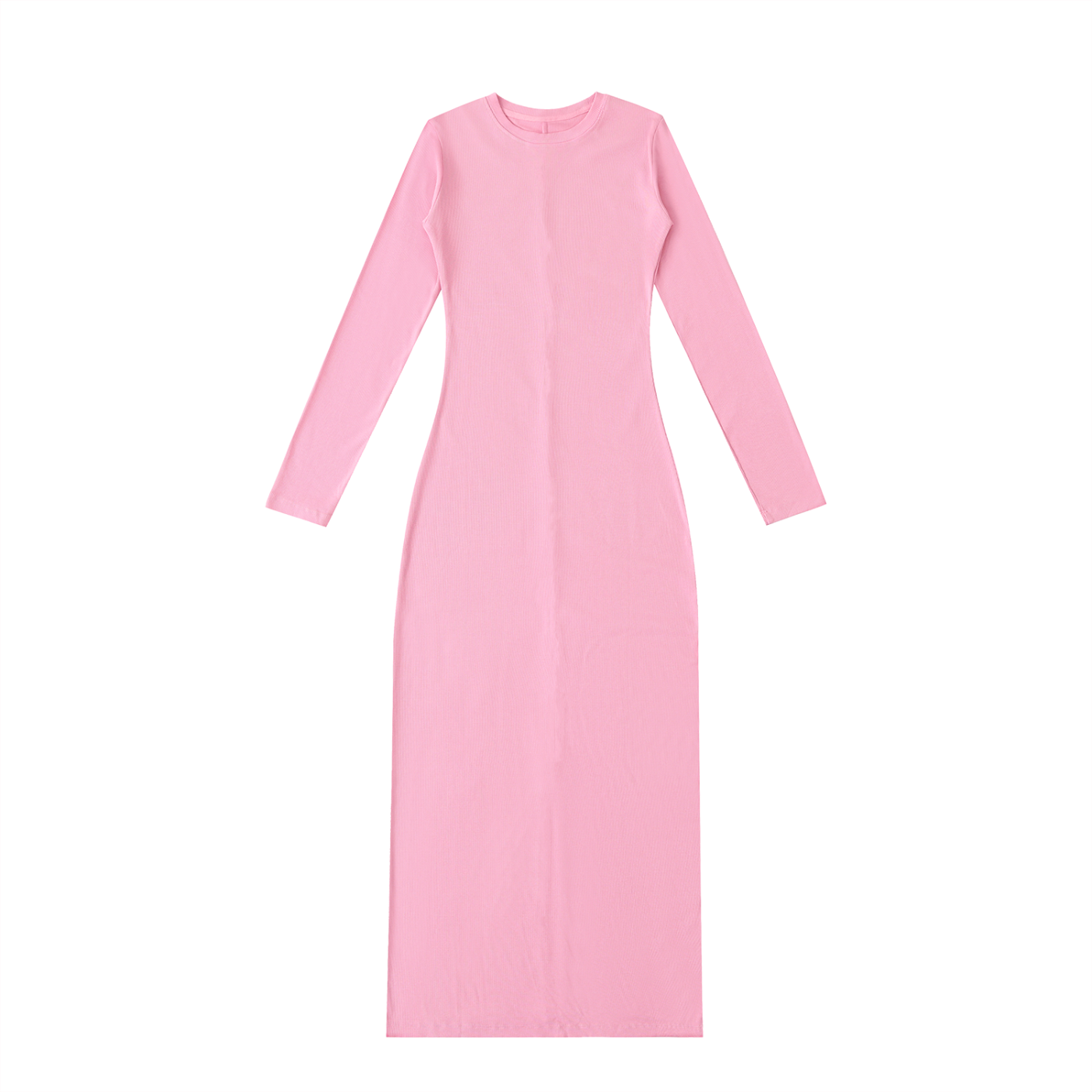 Dyed Washed Slit Maxi Dress - Rapper's Digest