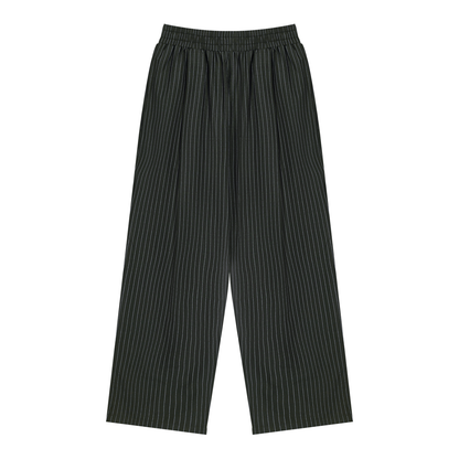 Striped Pleated Pants