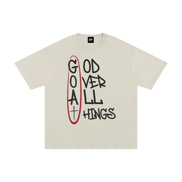 God Over All Cotton T-Shirt - Rapper's Digest