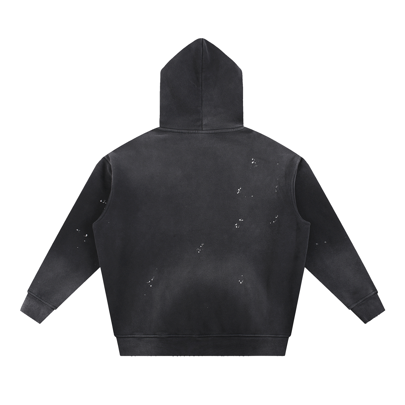 Mori White Vintage Washed Fleece Hoodie - Rapper's Digest