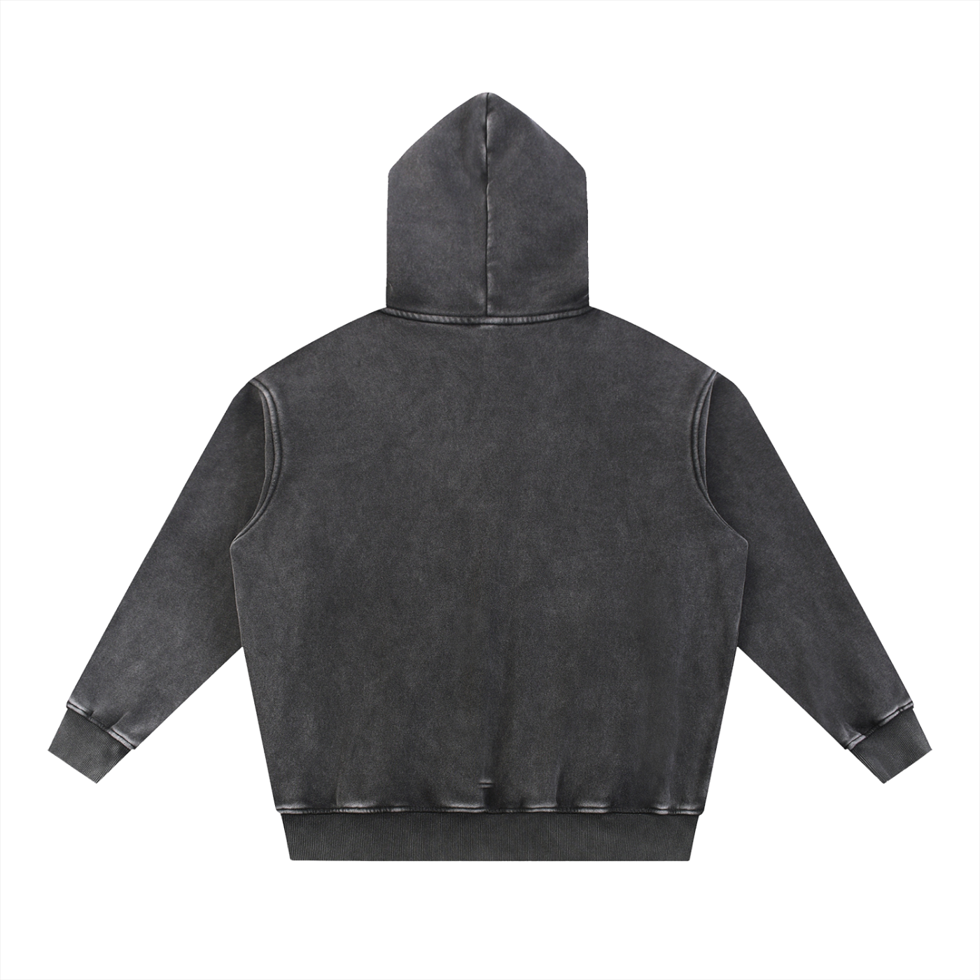Snow Wash Fleece Oversize Hoodie - Rapper's Digest
