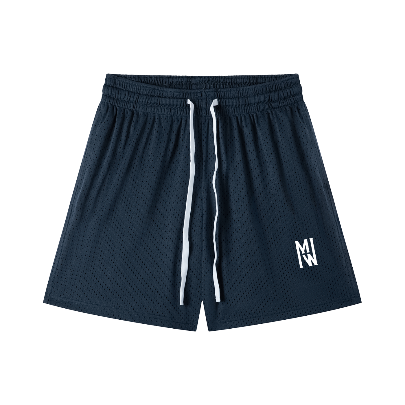 Mori White Mesh Drawstring Shorts - Rapper's Digest