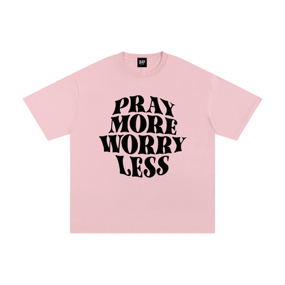 Pray More Cotton T-Shirt