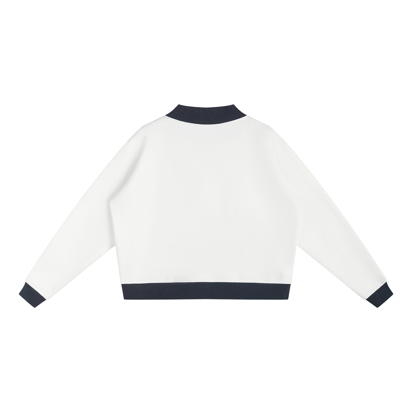 Mock Neck Crewneck Sweatshirt