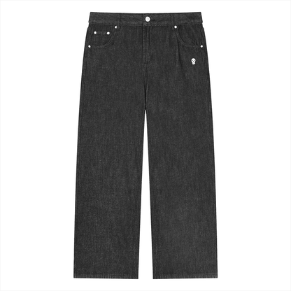 Vintage Wash Straight Leg Jeans - Rapper's Digest