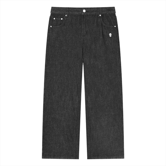 Vintage Wash Straight Leg Jeans - Rapper's Digest