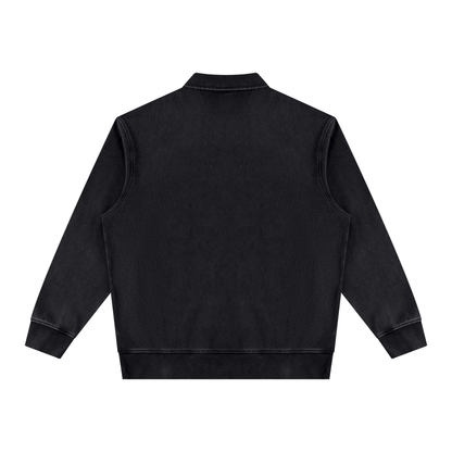 Vintage Wash Quarter-Zip Sweatshirt