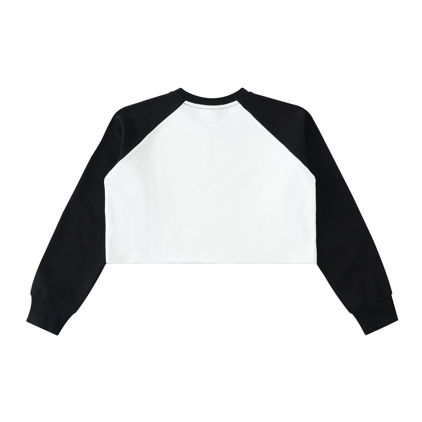 Doll N8tion Raw-Hem Raglan Crop Sweatshirt - Rapper's Digest
