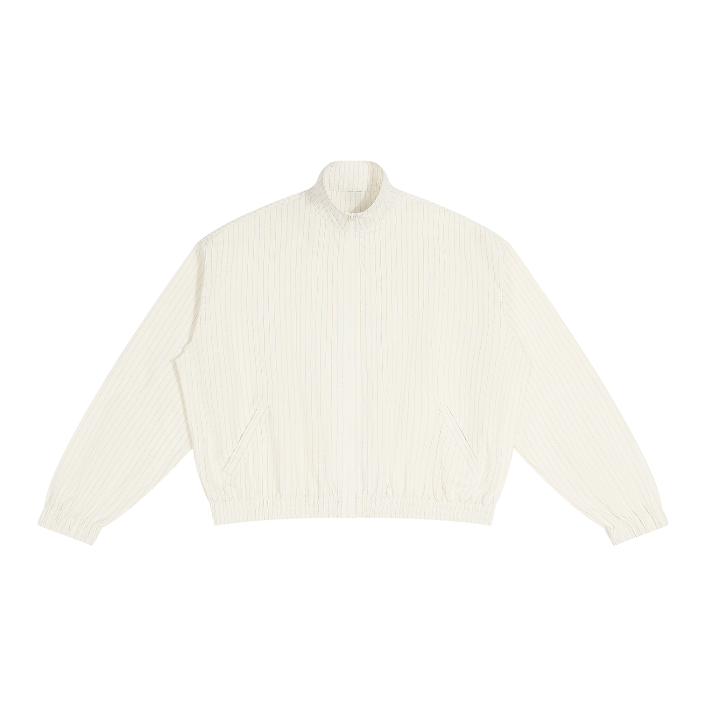 Striped Full-Zip Track Jacket