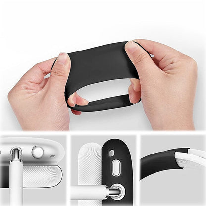 Black Silicone Apple AirPods Max Headphones