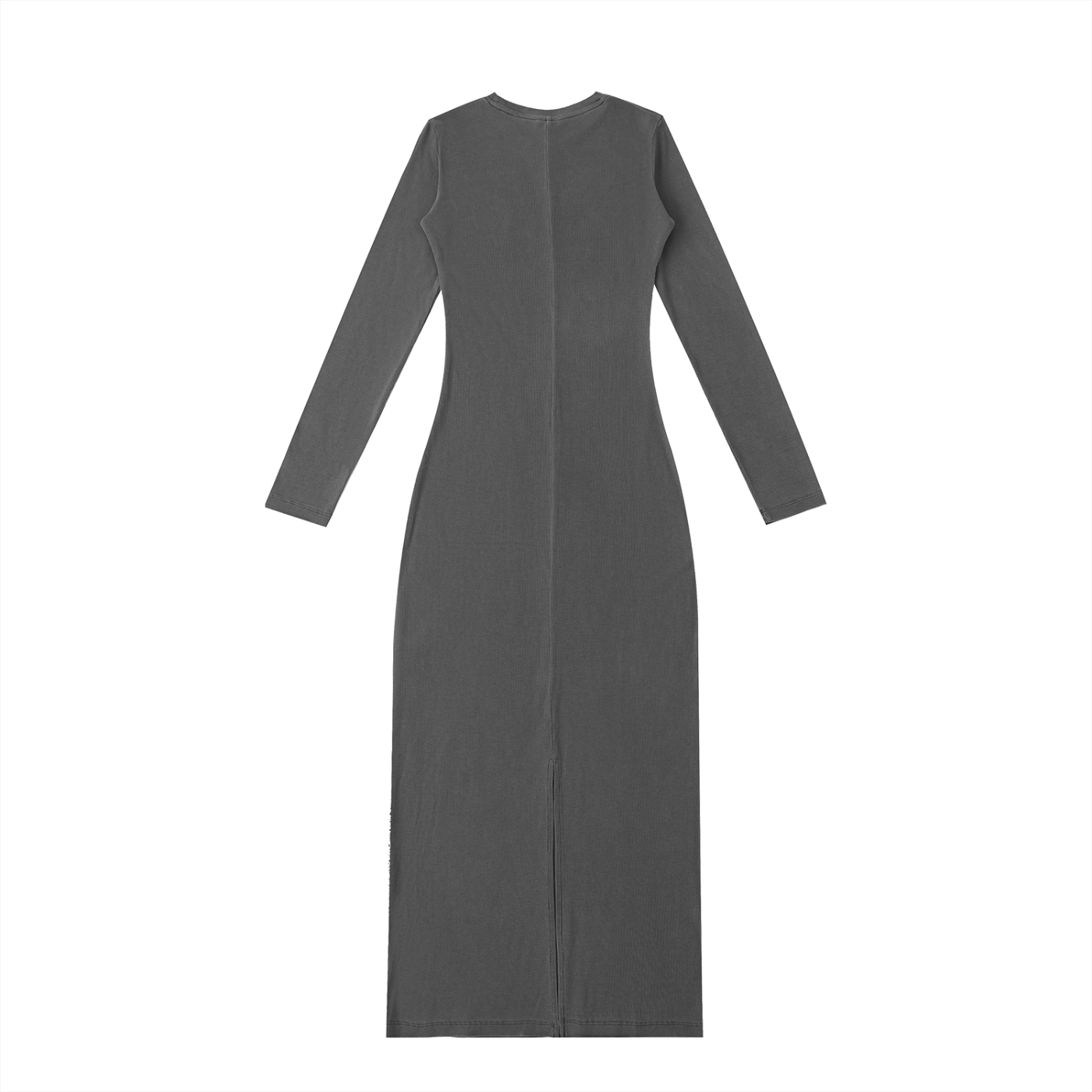 Dyed Washed Slit Maxi Dress - Rapper's Digest