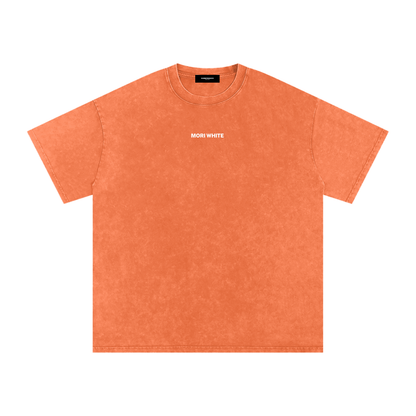 Mori White Washed Oversized Cotton T-Shirt - Rapper's Digest