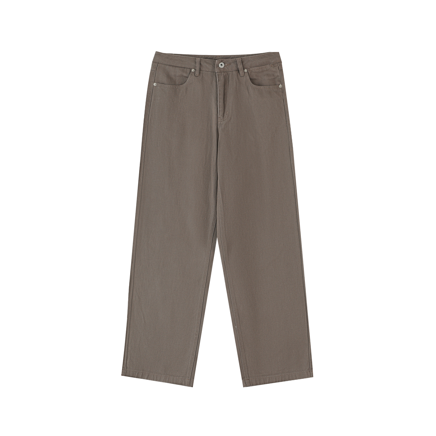 Heavyweight Cotton Straight-Leg Pants