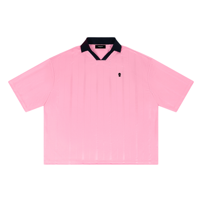 Striped Boxy Soccer Jersey - Rapper's Digest