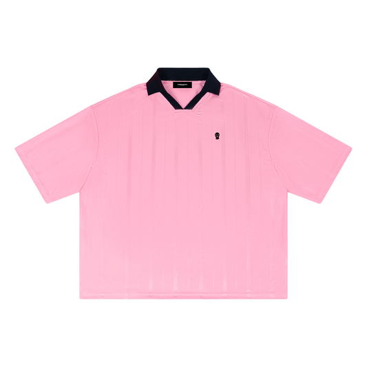 Striped Boxy Soccer Jersey - Rapper's Digest