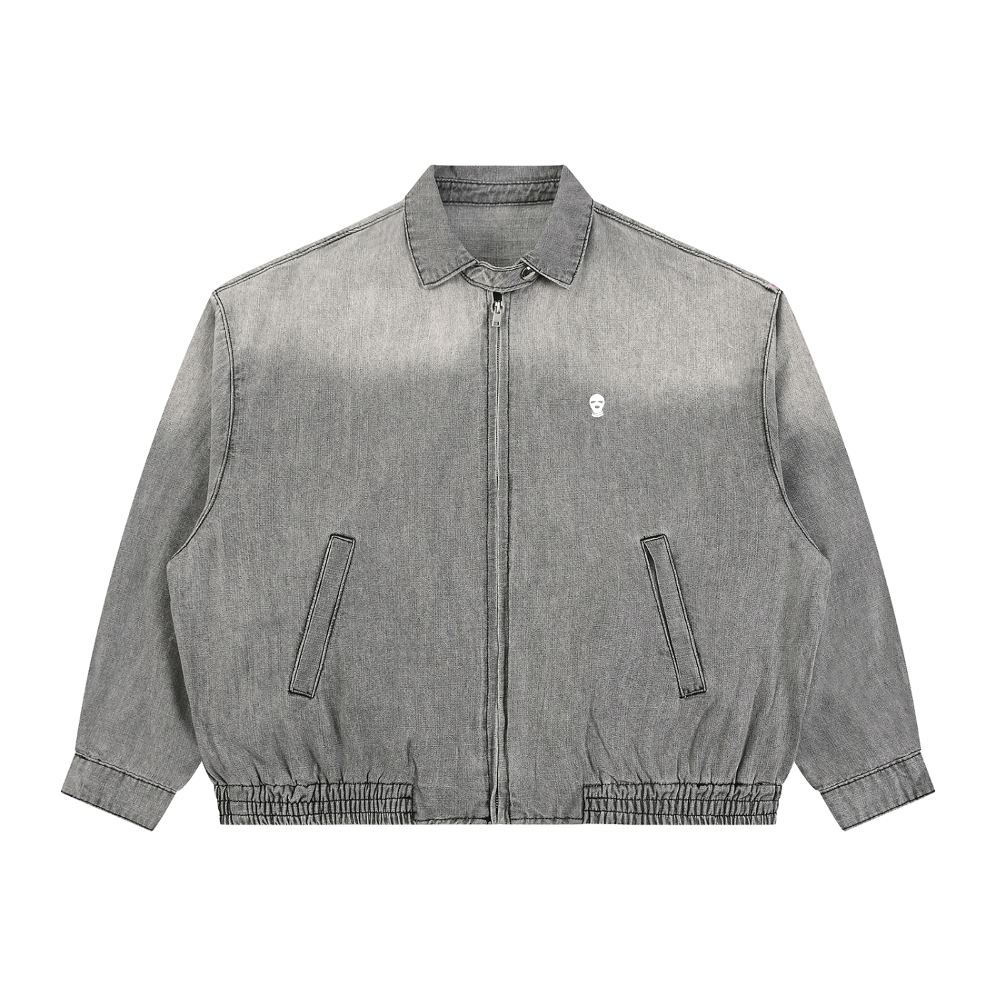 Vintage Wash Full-Zip Denim Jacket - Rapper's Digest