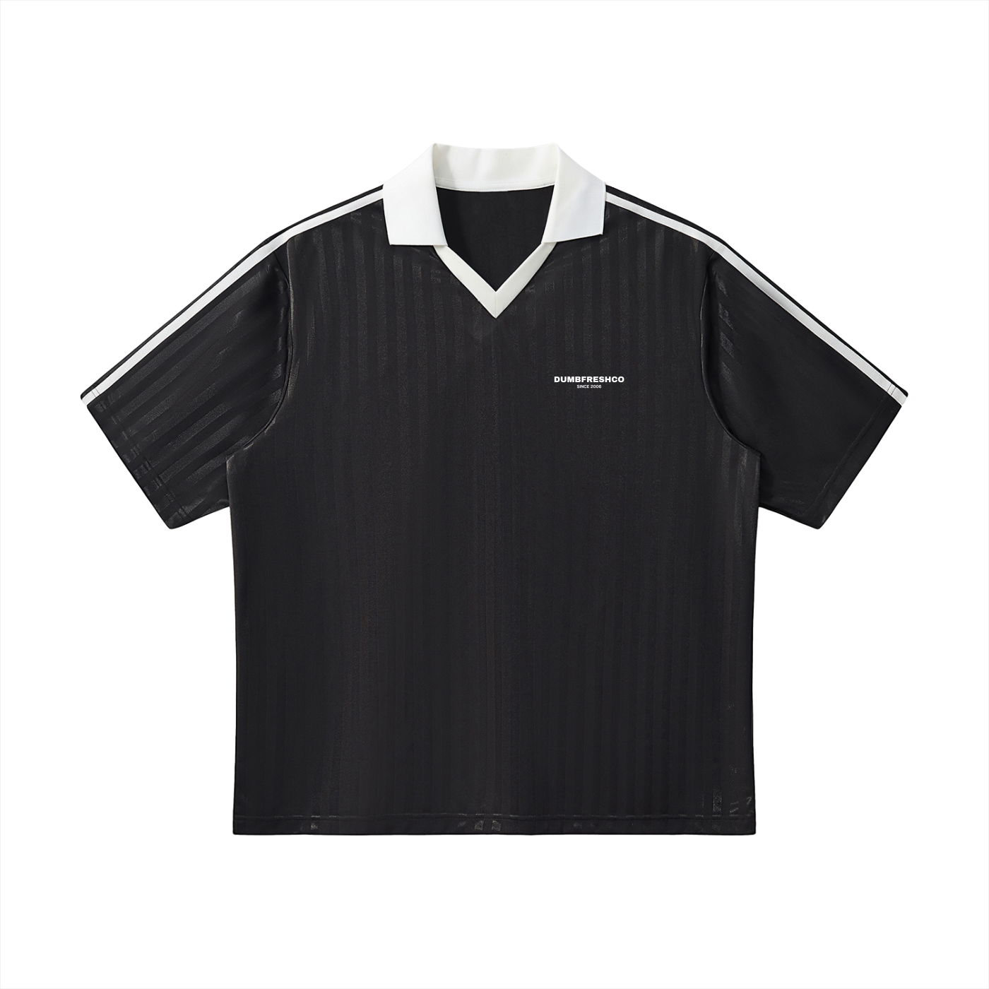 Collar Striped Soccer Jersey