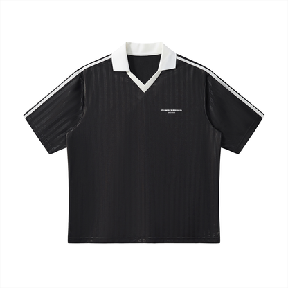 Collar Striped Soccer Jersey