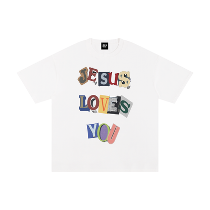 Jesus Loves Cotton T-Shirt