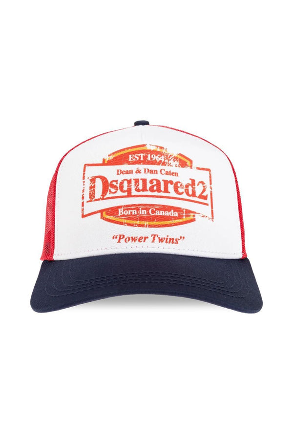 DSQUARED2 Men's Cotton Baseball Cap - FW25 Collection - Rapper's Digest