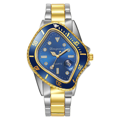 Twisted Submariner Set Alloy Steel Band Watch